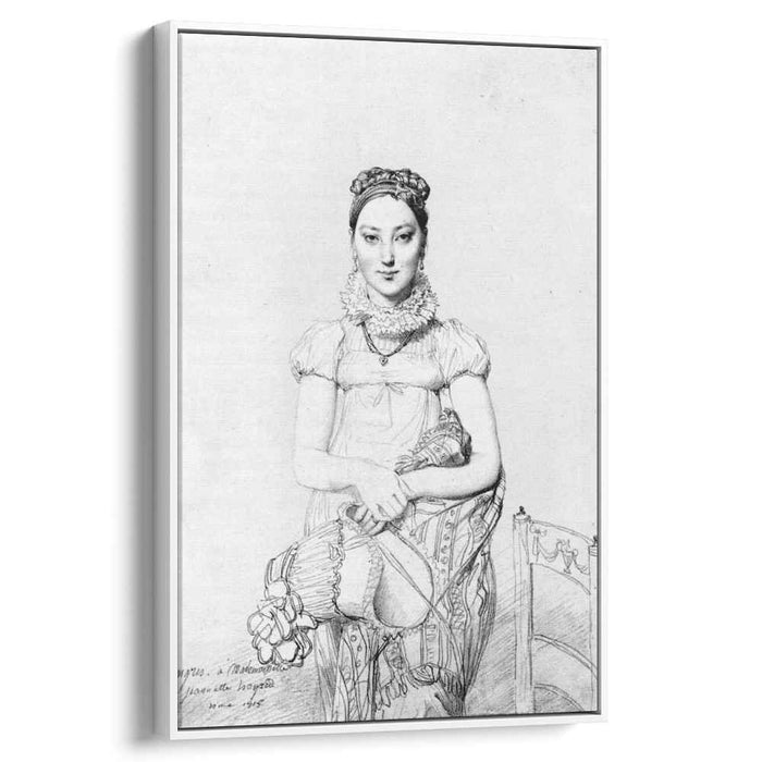 Mademoiselle Jeanne Hayard by Jean Auguste Dominique Ingres