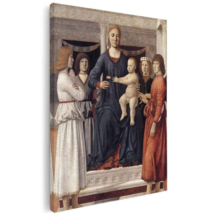Madonna and Child Attended by Angels (1475) by Piero della Francesca