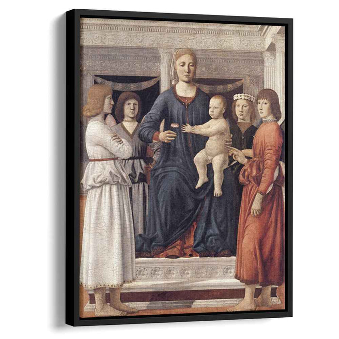 Madonna and Child Attended by Angels (1475) by Piero della Francesca