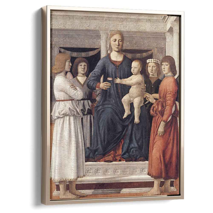 Madonna and Child Attended by Angels (1475) by Piero della Francesca