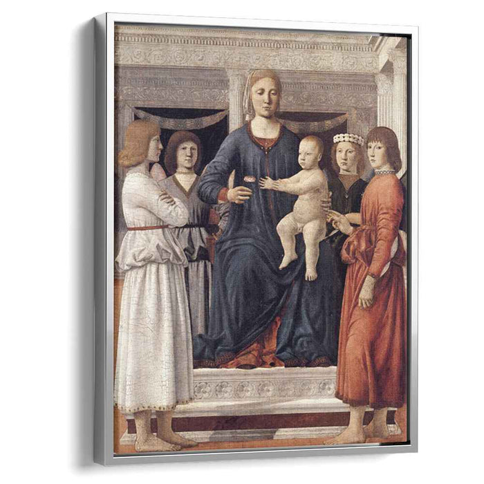 Madonna and Child Attended by Angels (1475) by Piero della Francesca