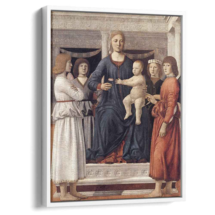 Madonna and Child Attended by Angels (1475) by Piero della Francesca