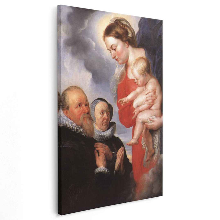 Madonna and Child with the Donors Alexandre Goubeau and his wife Anne Antoni (1604) by Peter Paul Rubens
