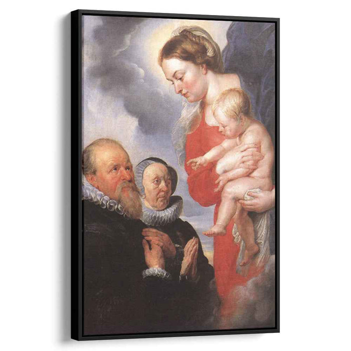 Madonna and Child with the Donors Alexandre Goubeau and his wife Anne Antoni (1604) by Peter Paul Rubens