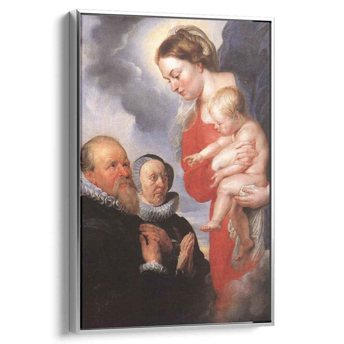 Madonna and Child with the Donors Alexandre Goubeau and his wife Anne Antoni (1604) by Peter Paul Rubens