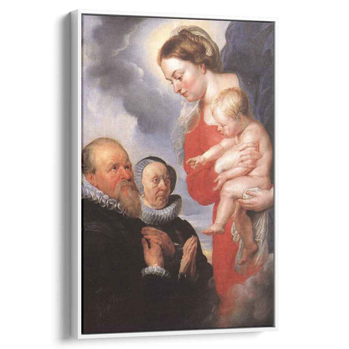 Madonna and Child with the Donors Alexandre Goubeau and his wife Anne Antoni (1604) by Peter Paul Rubens