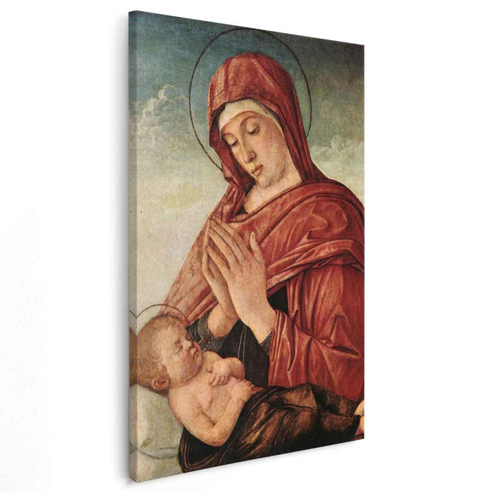 Madonna in Adoration of the Sleeping Child (1475) by Giovanni Bellini