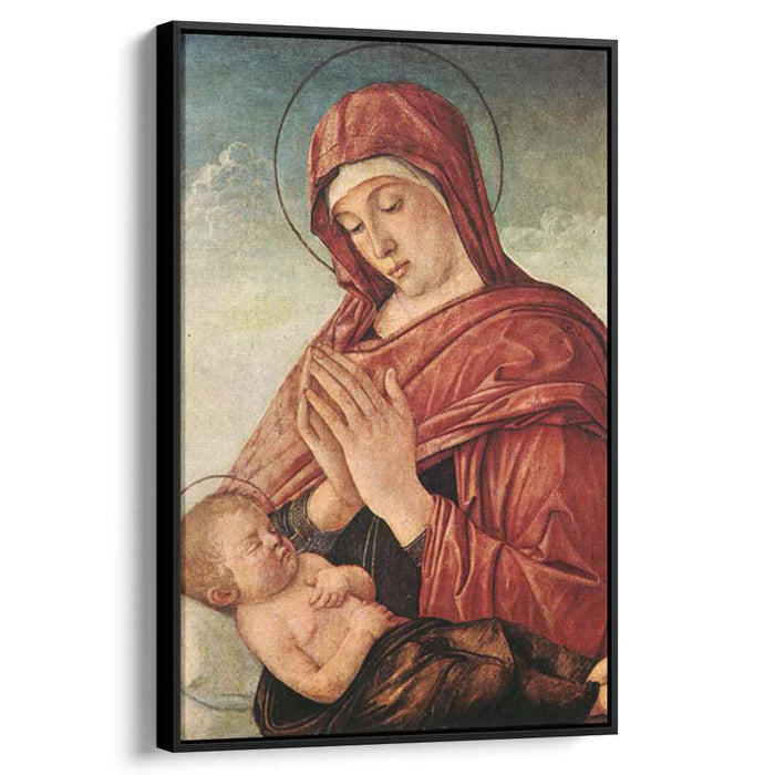 Madonna in Adoration of the Sleeping Child (1475) by Giovanni Bellini