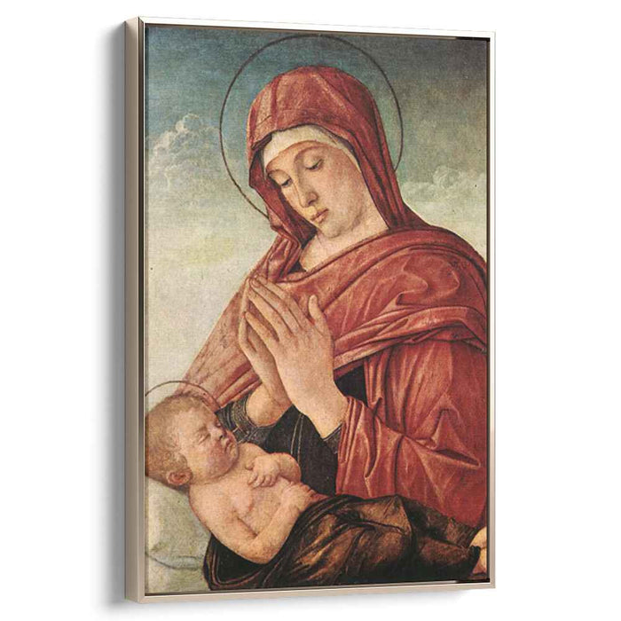 Madonna in Adoration of the Sleeping Child (1475) by Giovanni Bellini