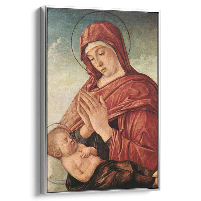 Madonna in Adoration of the Sleeping Child (1475) by Giovanni Bellini