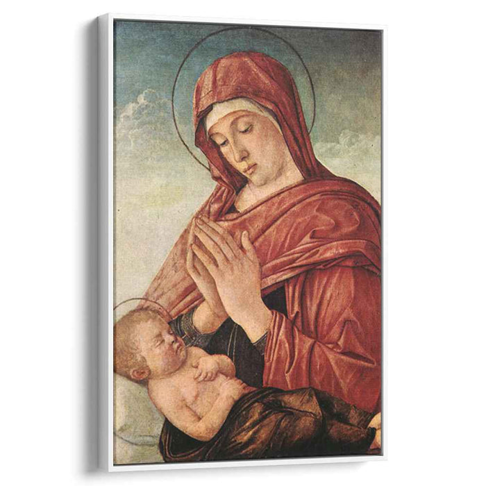 Madonna in Adoration of the Sleeping Child (1475) by Giovanni Bellini