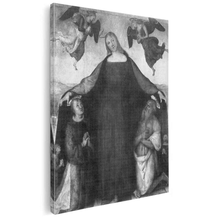 Madonna of Mercy with the saints and Stephen Jerome (1512) by Pietro Perugino