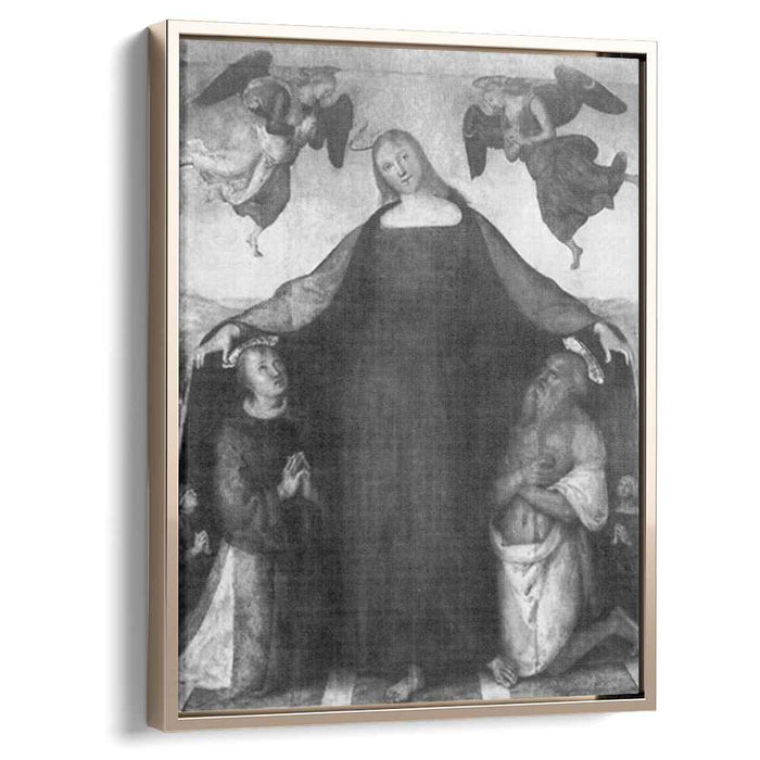 Madonna of Mercy with the saints and Stephen Jerome (1512) by Pietro Perugino