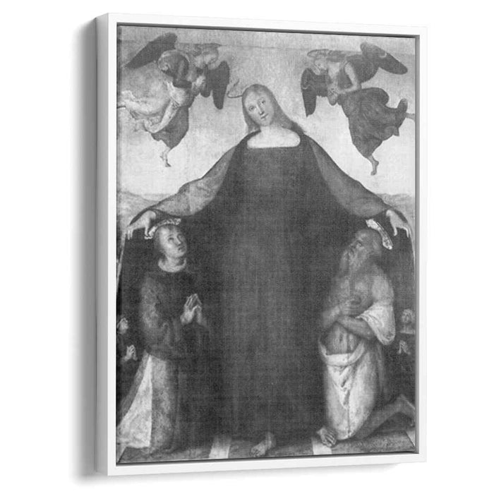 Madonna of Mercy with the saints and Stephen Jerome (1512) by Pietro Perugino