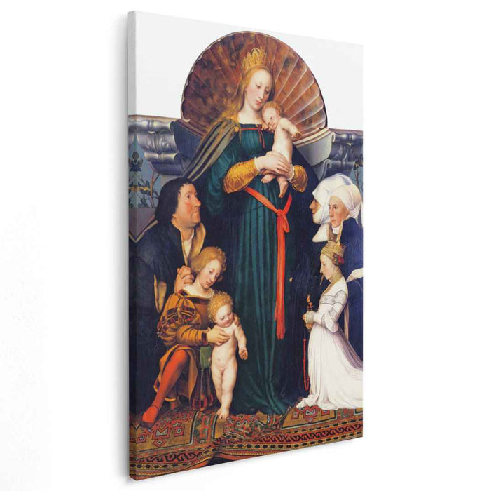 Madonna of the Burgermeister Meyer (1528) by Hans Holbein the Younger