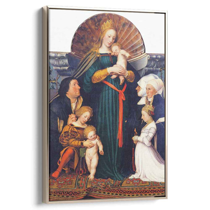 Madonna of the Burgermeister Meyer (1528) by Hans Holbein the Younger