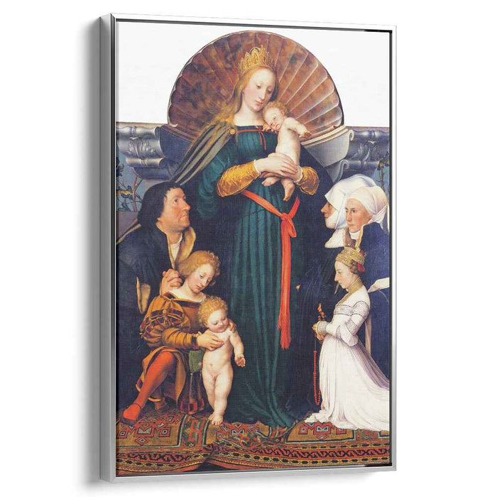 Madonna of the Burgermeister Meyer (1528) by Hans Holbein the Younger