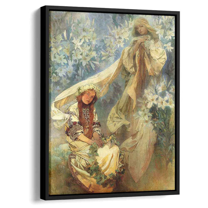 Madonna of the Lilies (1905) by Alphonse Mucha