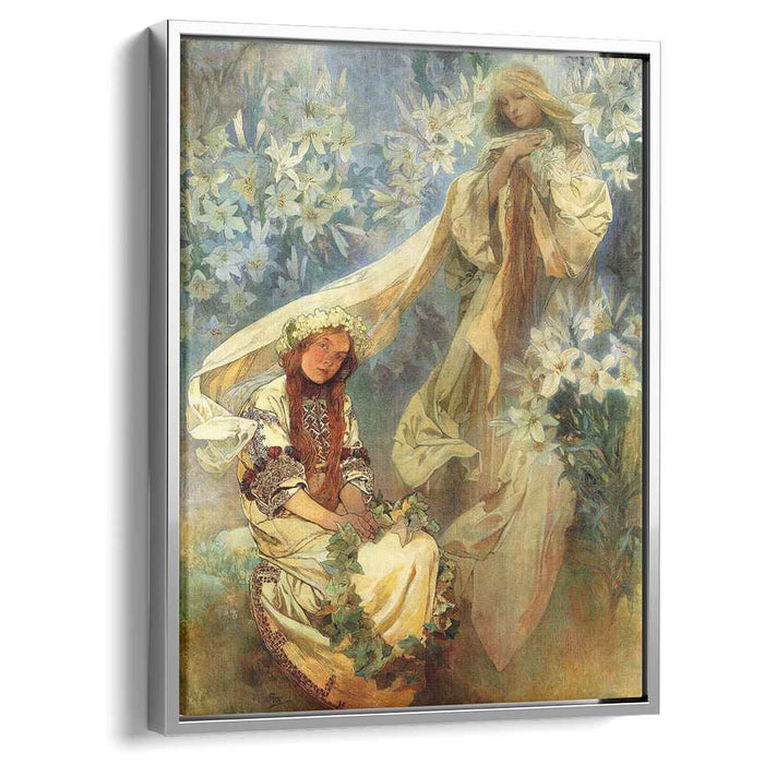 Madonna of the Lilies (1905) by Alphonse Mucha