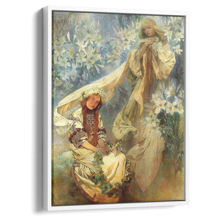 Madonna of the Lilies (1905) by Alphonse Mucha