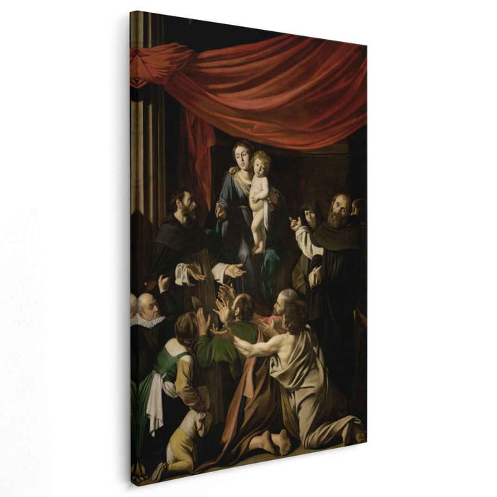 Madonna of the Rosary (Madonna del Rosario) (1607) by Caravaggio