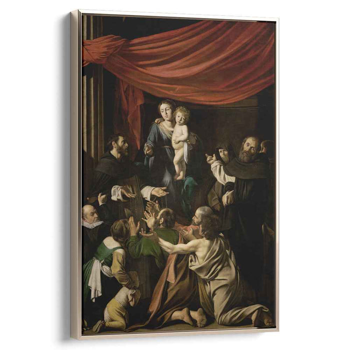Madonna of the Rosary (Madonna del Rosario) (1607) by Caravaggio