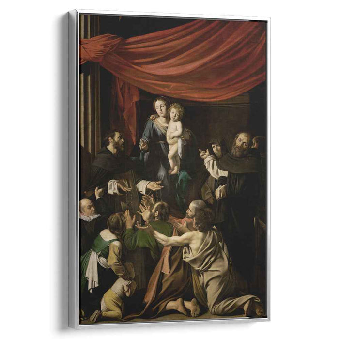 Madonna of the Rosary (Madonna del Rosario) (1607) by Caravaggio