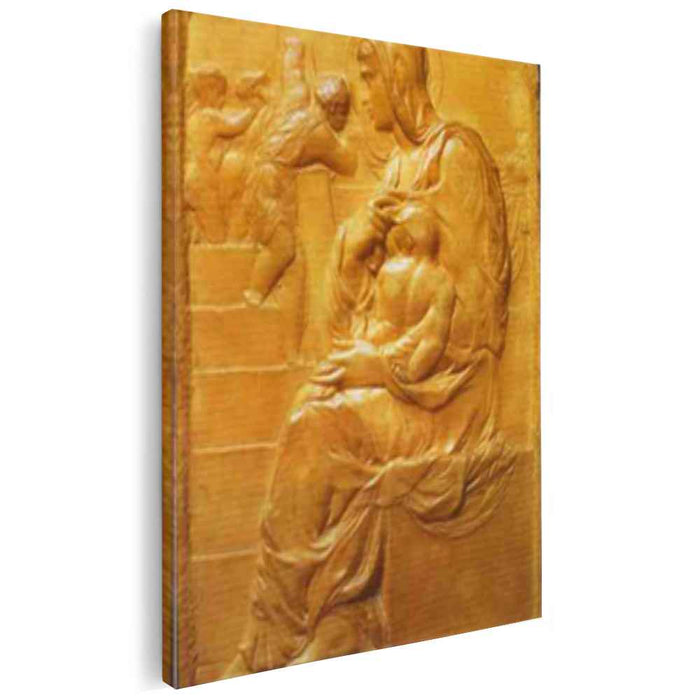 Madonna of the Stairs (1490) by Michelangelo