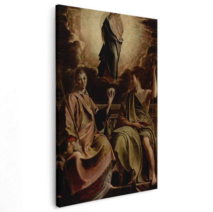 Madonna with St. Stephen and St. John the Baptist (1540) by Parmigianino