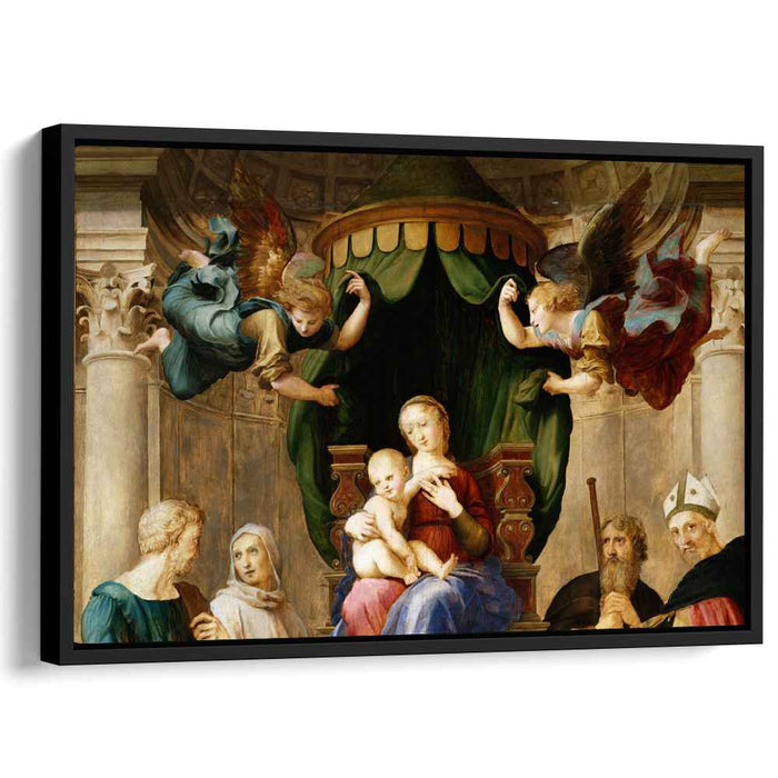 Madonna with the Baldachino (detail) (1508) by Raphael