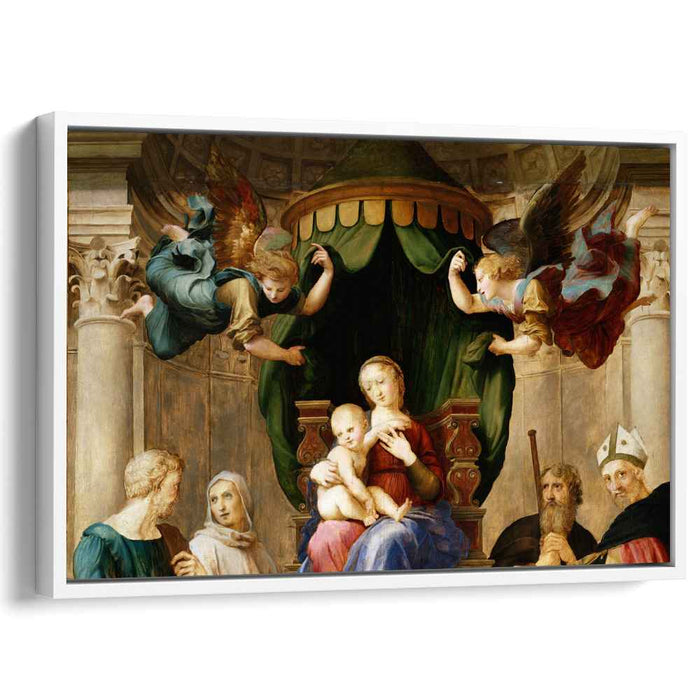 Madonna with the Baldachino (detail) (1508) by Raphael