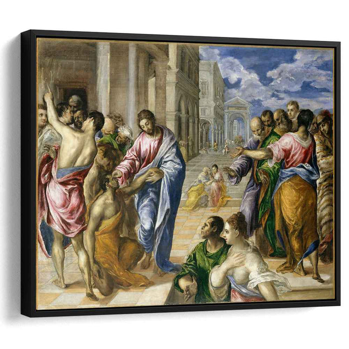 Christ healing the blind man (1560) by El Greco