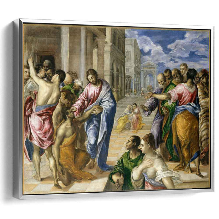 Christ healing the blind man (1560) by El Greco