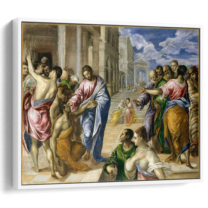 Christ healing the blind man (1560) by El Greco