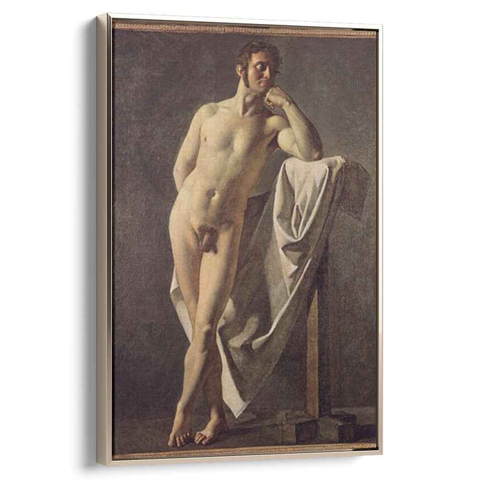 Male nude (1801) by Jean Auguste Dominique Ingres