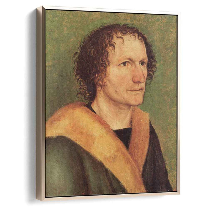Male portrait before green base (1497) by Albrecht Durer