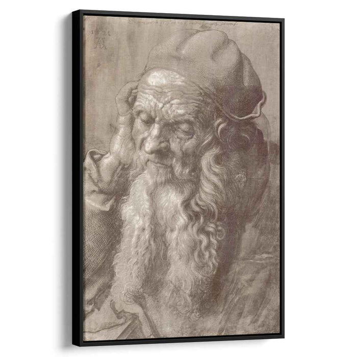 Man Aged 93 (brush & ink on paper) (1521) by Albrecht Durer