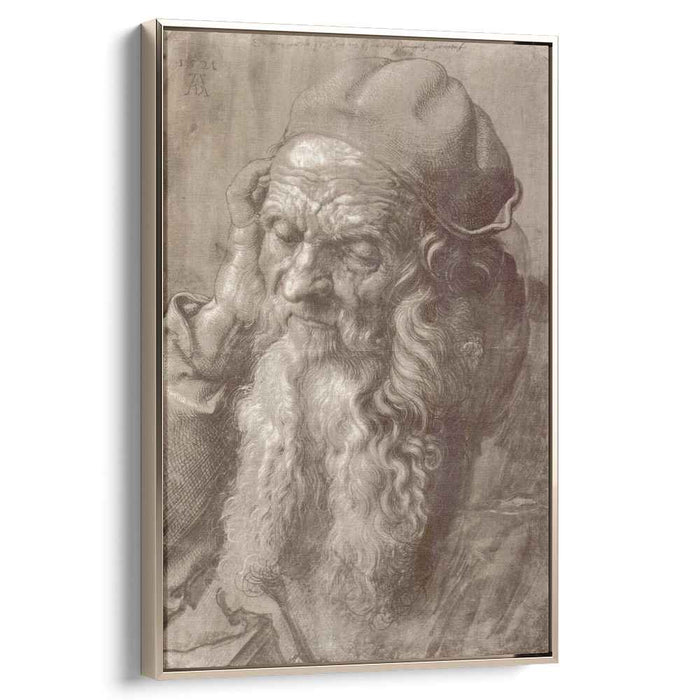 Man Aged 93 (brush & ink on paper) (1521) by Albrecht Durer
