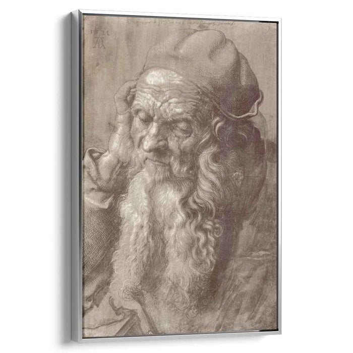 Man Aged 93 (brush & ink on paper) (1521) by Albrecht Durer