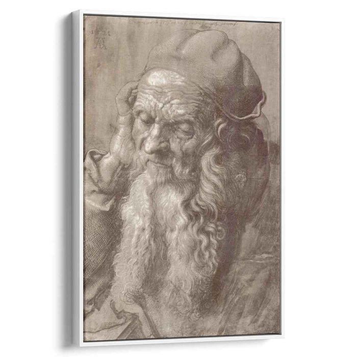 Man Aged 93 (brush & ink on paper) (1521) by Albrecht Durer