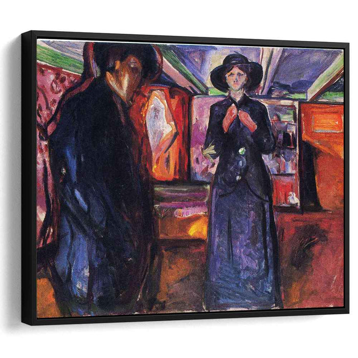 Man and Woman II (1915) by Edvard Munch