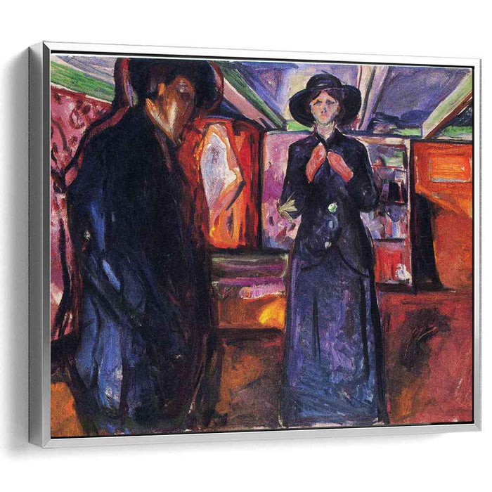 Man and Woman II (1915) by Edvard Munch