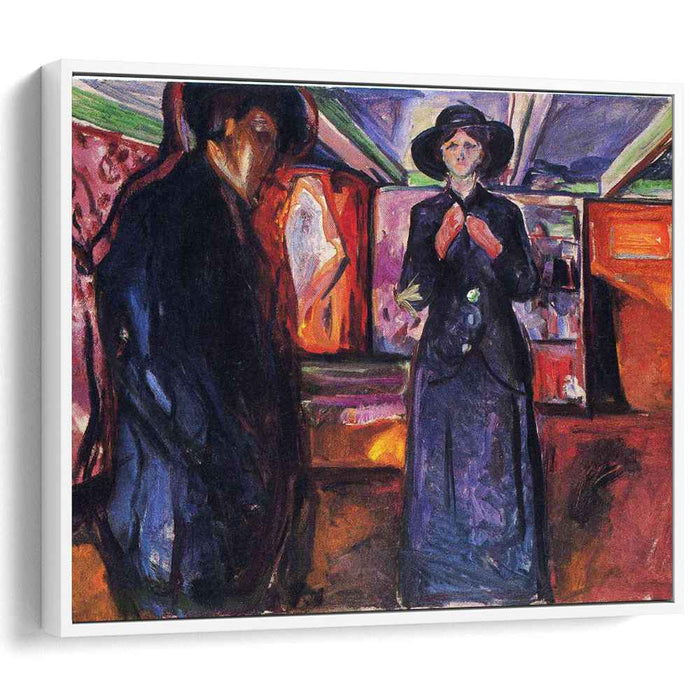 Man and Woman II (1915) by Edvard Munch