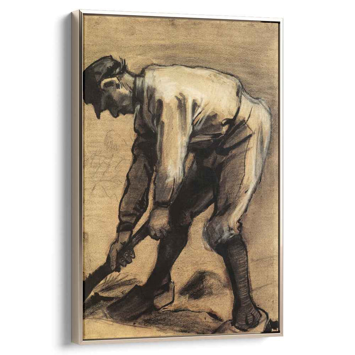 Man Breaking Up the Soil (1883) by Vincent van Gogh
