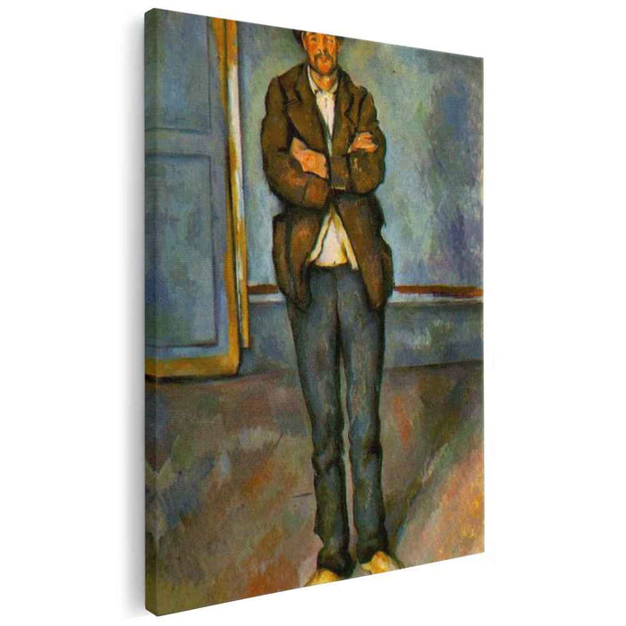 Man in a room (1890) by Paul Cezanne