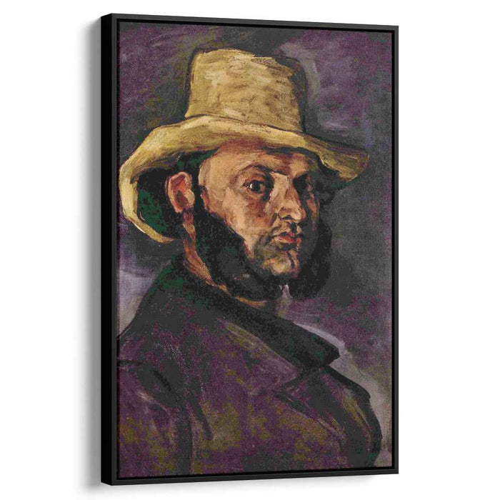 Man in a Straw Hat (1871) by Paul Cezanne