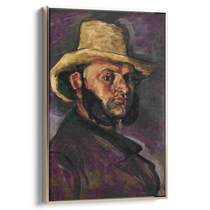 Man in a Straw Hat (1871) by Paul Cezanne