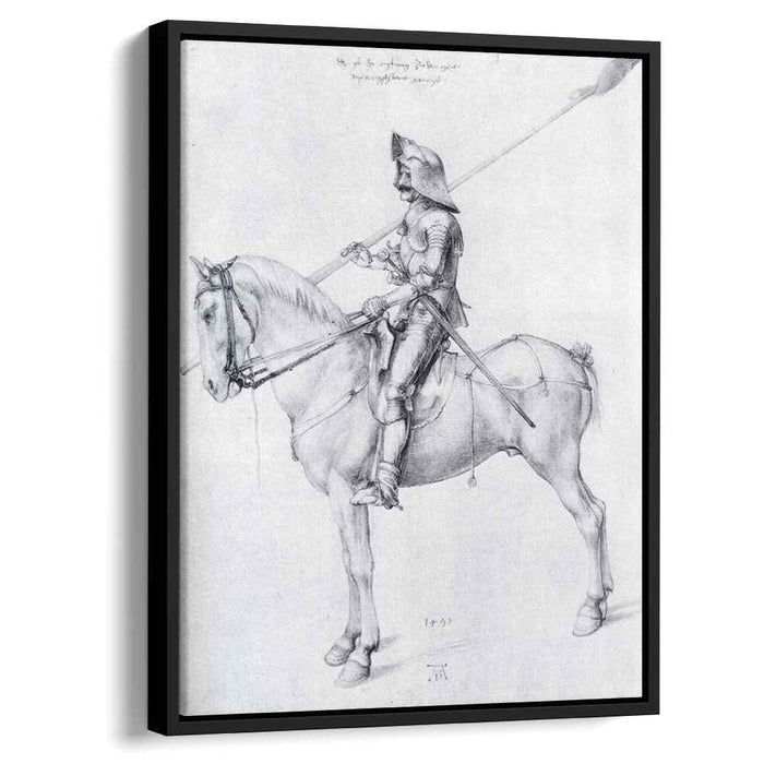 Man In Armor On Horseback (1498) by Albrecht Durer