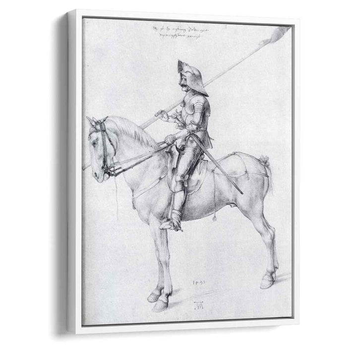 Man In Armor On Horseback (1498) by Albrecht Durer