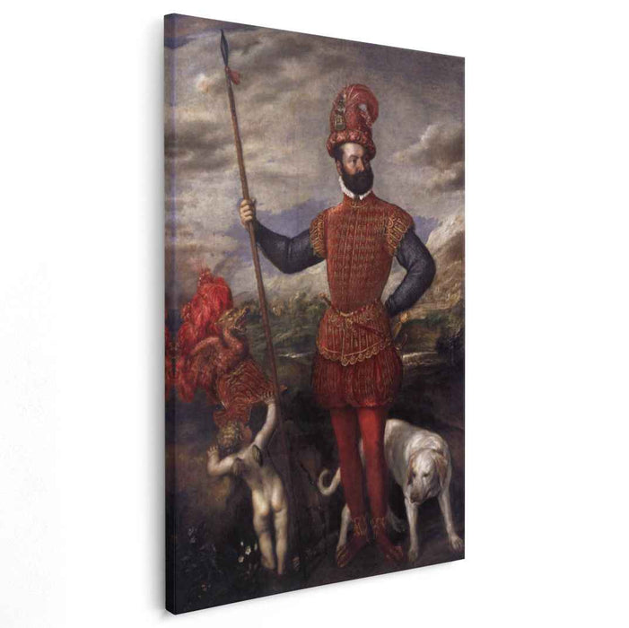 Man in Military Costume (1552) by Titian
